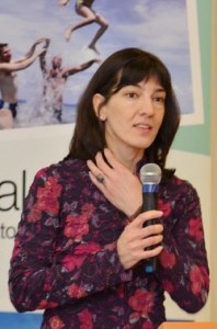 Halassy Emőke, a társaság  kutatási csoportjának megbízott irodavezetője 