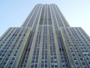 Looking Up at Empire State Building