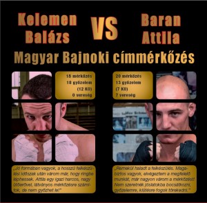Kelemen Balázs vs Baran Attila