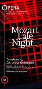 Az Opera szombaton mutatja be történetének első, szigorúan korhatáros előadását MozartLateNight címmel.