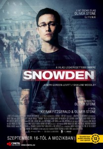 Színes, szinkronizált amerikai életrajzi dráma, thiller, 2016   Eredeti cím: Snowden Rendező: Oliver Stone Író: Kieran Fitzgerald és Olvier Stone Operatőr: Anthony Dod Mantle Főbb szerepekben: Joseph Gordon-Levitt, Shailene Woodley, Scott Eastwood, Zachary Qinto, Nicolas Cage 