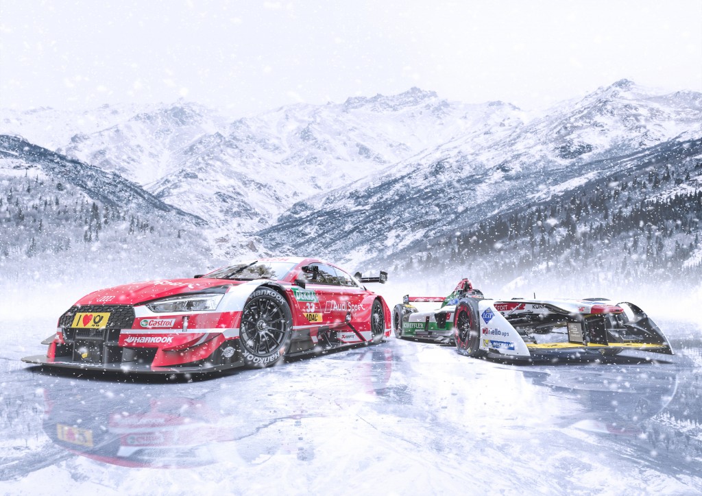 GP Ice Race 2019: Audi RS 5 DTM, Audi e-tron FE04