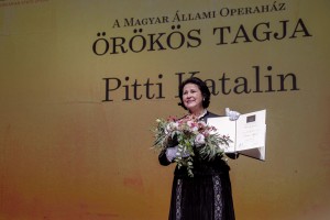 Pitti Katalin, a MÁO Örökös Tagja - fotó Kummer János